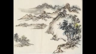 中国画教学 山水画欣赏及讲解(作品十三) Chinese Ink Wash Painting Tutorial