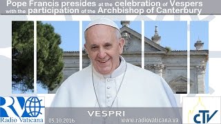 Commemoration of the 50th anniversary of the Meeting of Paul VI and the Archbishop of Canterbury