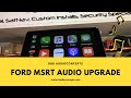 Ford MSRT Audio Upgrade : B&B Audioconcepts Cardiff