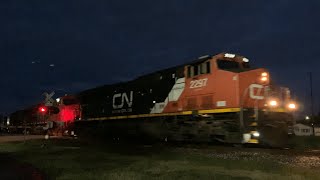 CN 2297, CN 3883, CN 5623, and GTW 5817 Manifest through Mishawaka, IN