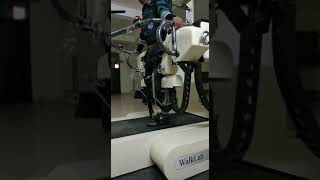 WalkLab Lower Limb rehabilitation robot with unweighting, treadmill, VR and FES