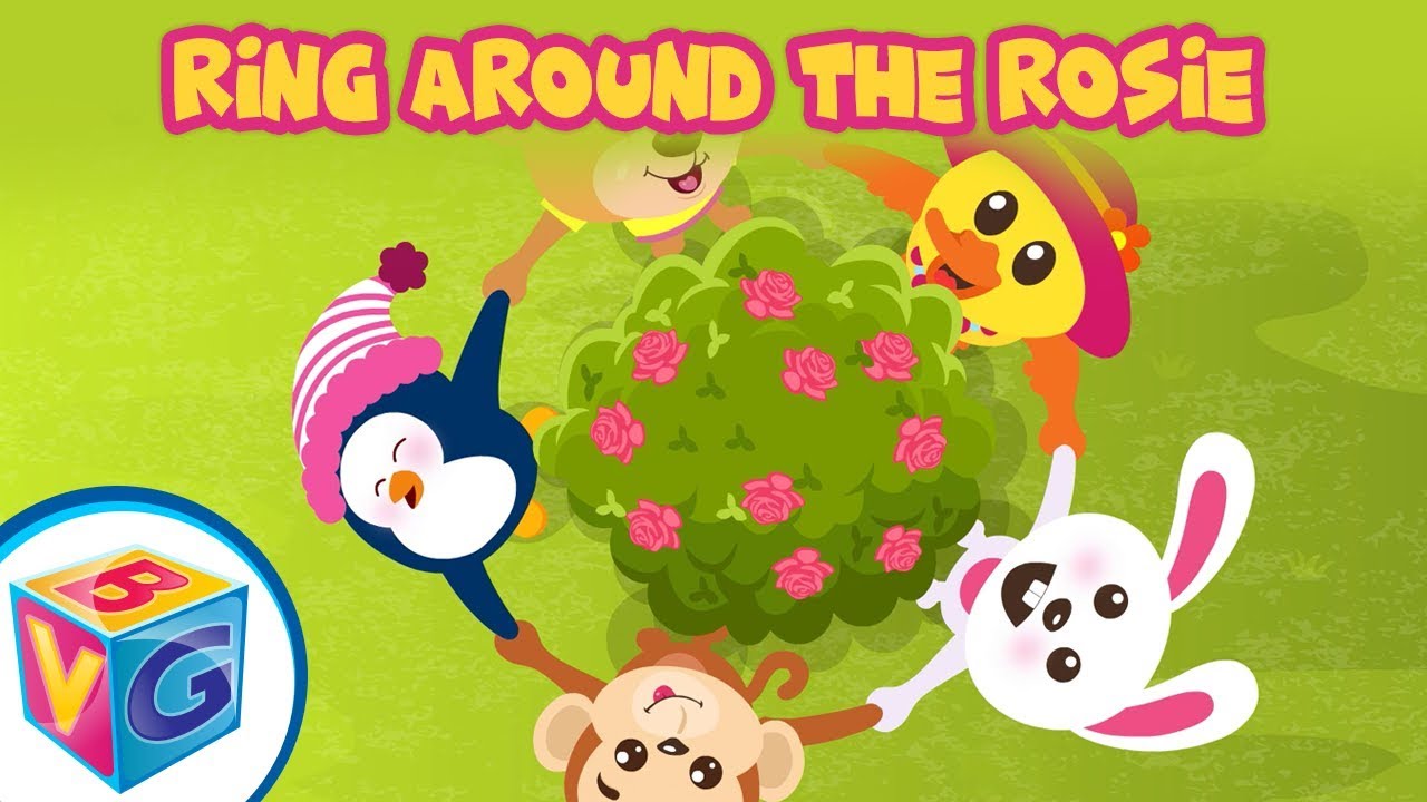 Ring Around The Rosie Nursery Rhyme And Lyrics - YouTube