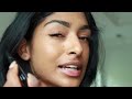 dark feminine makeup routine cat eye glowy skin brown girl friendly fave new products 🥀