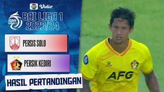 Hasil Akhir Pertandingan - Persis Solo vs Persik Kediri | BRI Liga 1 2023/24