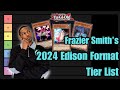 YCS Champion Frazier Smith's 2024 Edison Format Tier List! | Yugioh