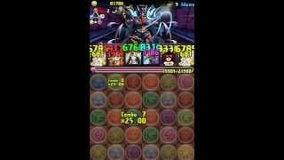 【パズドラ】サタン降臨 超地獄級 サクヤ 封印耐性100%ver. ノーコン