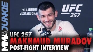 Makhmud Muradov admits he wasn't 100 percent in fight | UFC 257 post-fight