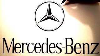 How to Draw the Mercedes Benz Logo