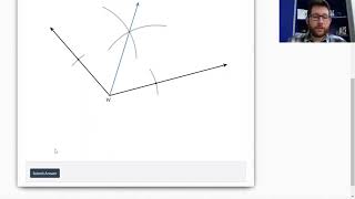 DeltaMath Constructions Bisect an Angle