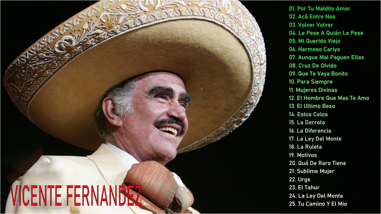 VICENTE FERNANDEZ MIX ROMANTICAS VIEJITAS PARA ADOLORIDOS LAS MEJORES ...