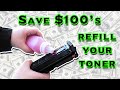 Refill your Laser Printer Toner and save Hundred's of Dollars