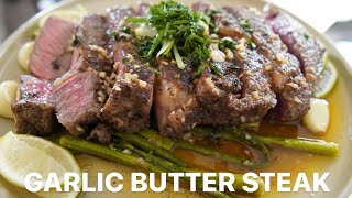 Garlic Butter Steak Recipe | Pan-Seared Steak Perfection in 15 Minutes!