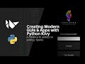 Kivy Set-Up & Creating Your First GUI- Creating Modern GUIs & Apps with Python Kivy Tutorial #1
