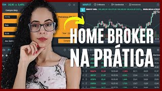 Como usar o Home Broker da corretora Rico e da Nu invest na prática para investir seu dinheiro