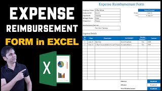 Expense Reimbursement Form in Excel