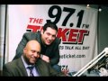 'Mr. Peace' On Valenti & Foster's 97.1 The Ticket ''Slam It Or Jam It'' - Part 1 (FUNNY!)