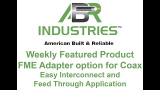 ABR Industries  FME - Adapter combo