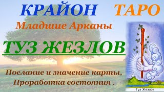 КРАЙОН-ТАРО. Младшие Арканы. ТУЗ ЖЕЗЛОВ. Послание Крайона, Значение карты, Медитация. Карта Дня.