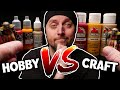 Hobby Paints Better than Craft Paints for Miniatures?