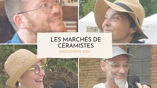 Les marchés de céramistes : Giroussens 2024