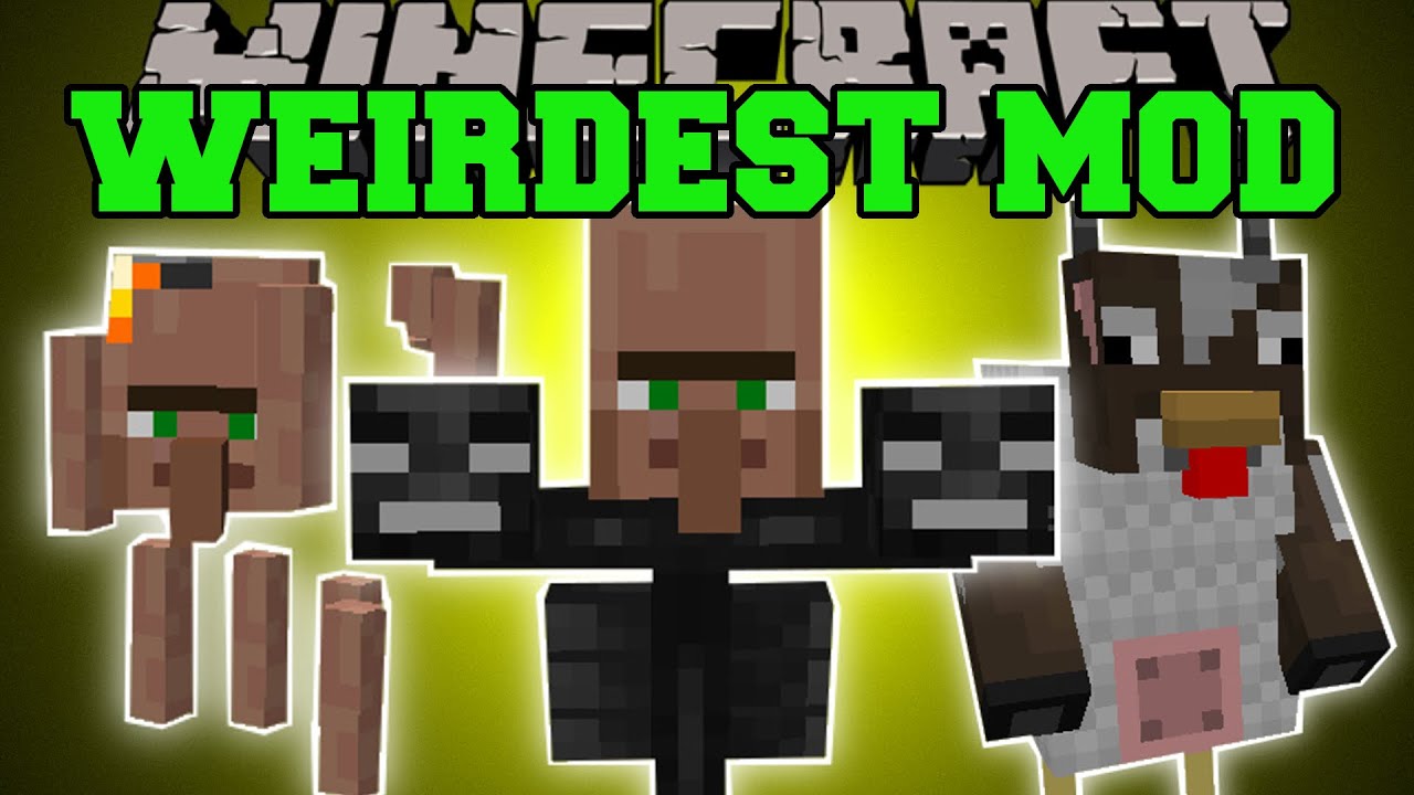 Weird Things Mod Wtf Bichos Super Raros Minecraft