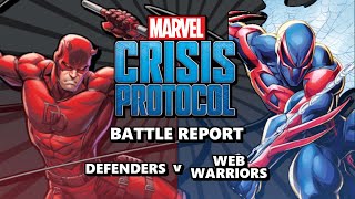 Marvel Crisis Protocol - Battle Report Episode 54 - Defenders v Web Warriors