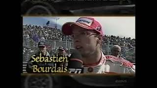 2007 Champ Car @ Mt-Tremblant - Sebastien Bourdais critic Robert Doornbos driving and he reply