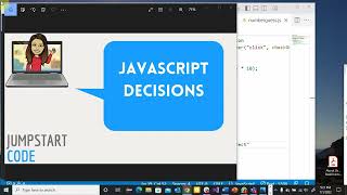 JavaScript for Beginners: Decisions: Guess the Number, Part 2