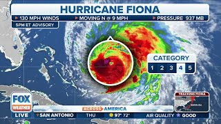 Hurricane Fiona Stays Category 4 Storm