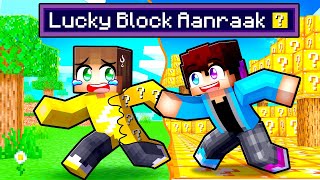 MINECRAFT Maar ALLES wat je AANRAAKT = LUCKY BLOCKS!