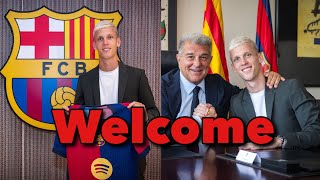 Dani Olmo First Day At FC Barcelona | Welcome To FC Barcelona Dani Olmo