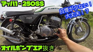 【マッハ1・250SS・KH250・カワサキ３発】【オイルポンプエア抜き】【プチレストア後は調子も良いです！】【走行有り】