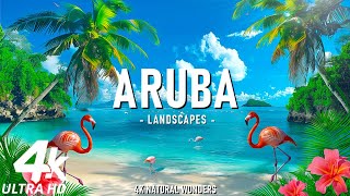 Aruba 4K – Paradise Found: Tropical Beauty and Caribbean Dreams - Peaceful Piano Music