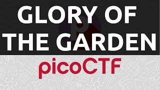 PicoCTF 2019 [01] Glory of the Garden (Strings Challenge)