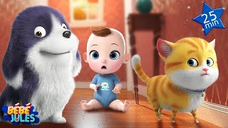 Compilation de Comptines d'Animaux | Chansons et Comptines pour Bébé | Bébé Jules