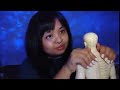 asmr acupuncture doll full body massage tapping gripping scratching rubbing