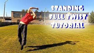 How To Standing Full Twist | Back Flip 360 Tutorial