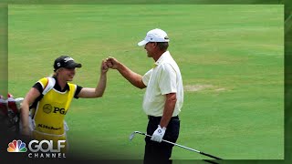Steve Stricker wins KitchenAid Senior PGA Championship with daughter's caddying help | Golf Channel