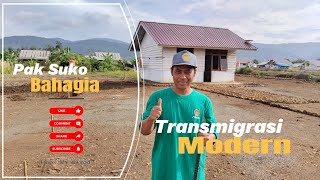 TRANSMIGRAN ASAL SLEMAN | PAK SUKO TERHARU MENDAPATKAN RUMAH DI MAHALONA #transmigrasi #mahalona