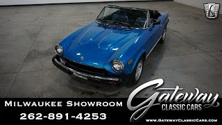 1982 Fiat Spyder-Gateway Classic Cars-Milwaukee #653