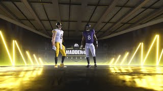 Madden NFL 24 - Pittsburgh Steelers Vs Baltimore Ravens Simulation All-Madden PS5 Gameplay
