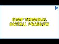 Ubuntu: Gimp Terminal install problem