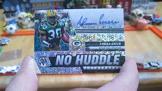 Ahman Green Autograph NFL Green Bay Packers Trading Card Review Panini Mosiac No Huddle no. ANH-AG