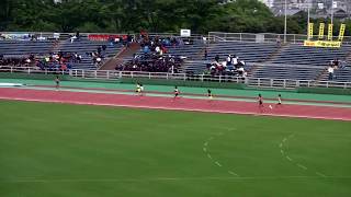 2017.6.26 本城陸上競技場　福岡県中学校選手権大会　中学女子4×100mR決勝