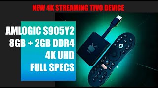 NEW Tivo 4K Streaming Amlogic S905Y2 8GB Storage 2GB Ram