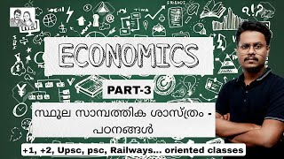 സ്ഥൂല സാമ്പത്തിക ശാസ്ത്രം പഠന മേഖലകൾ....#economics #psc #university_assistant #code