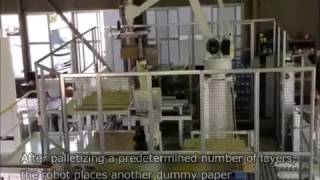 Placing Dummy Paper Between Cardboard Sheets - Kawasaki Robotics \u0026 DANBOT