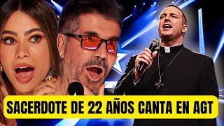 Joven SACERDOTE de tan solo 22 AÑOS canta la mejor canción CRISTIANA de todos los tiempos en AGT!