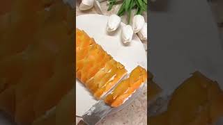 Mango Swiss roll #shorts #swissroll #mangoswissroll #mangocake #rollcake #rollcakerecipe #mangoroll