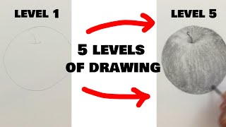 5 Levels of Drawing Timelapse!